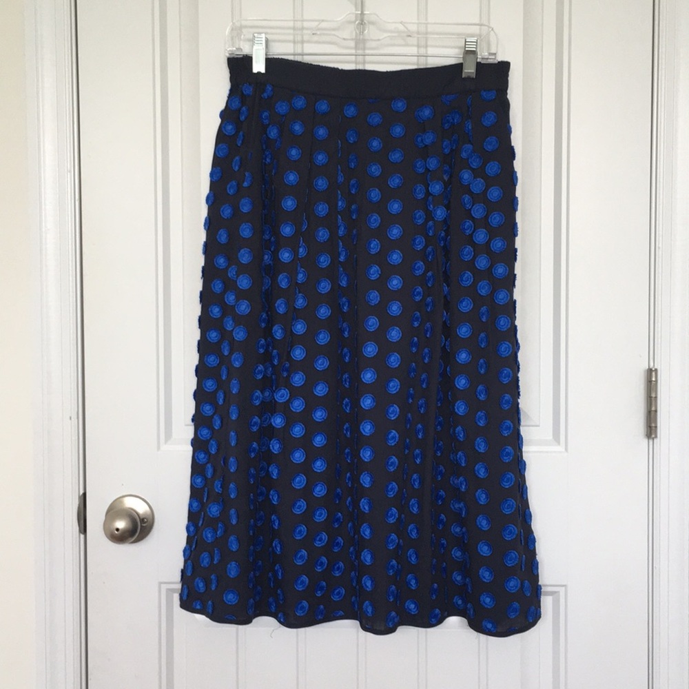 J. Crew dot skirt